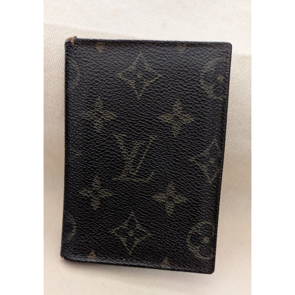 LOUIS VUITTON Monogram Card Holder Vintage 1985 Authentic 851 - Picture 2 of 7